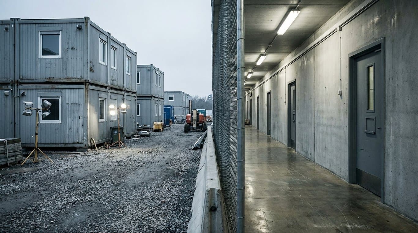 ICE Detention Owner Pivots to AI Man Camps, Pentagon Surveillance Has No Clear Legal Limit, and the ChatGPT Exodus Keeps Growing